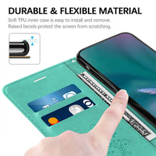 Charger l'image dans la galerie, Casekis Embossed Butterfly Wallet Phone Case Green