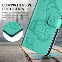 Charger l'image dans la galerie, Casekis Embossed Butterfly Wallet Phone Case Green