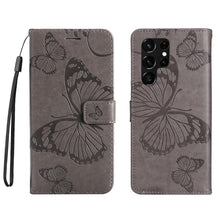 Charger l'image dans la galerie, Casekis Embossed Butterfly Wallet Phone Case Gray