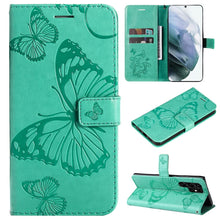 Charger l'image dans la galerie, Casekis Embossed Butterfly Wallet Phone Case Green