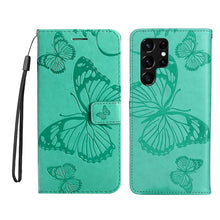 Charger l'image dans la galerie, Casekis Embossed Butterfly Wallet Phone Case Green