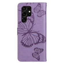 Charger l'image dans la galerie, Casekis Embossed Butterfly Wallet Phone Case Purple