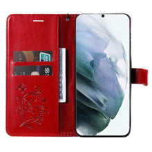 Charger l'image dans la galerie, Casekis Embossed Butterfly Wallet Phone Case Red