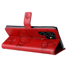 Charger l'image dans la galerie, Casekis Embossed Butterfly Wallet Phone Case Red