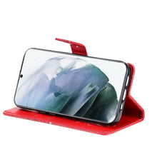 Charger l'image dans la galerie, Casekis Embossed Butterfly Wallet Phone Case Red