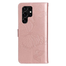 Charger l'image dans la galerie, Casekis Embossed Butterfly Wallet Phone Case Rose Gold