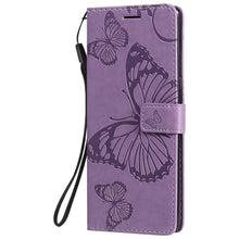Charger l'image dans la galerie, Casekis Embossed Butterfly Wallet Phone Case Purple