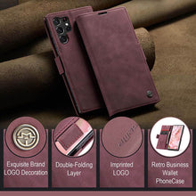 Charger l'image dans la galerie, Casekis Retro Wallet Case Red