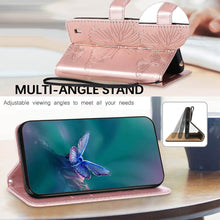 Charger l'image dans la galerie, Casekis Embossed Butterfly Wallet Phone Case Rose Gold