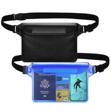Load image into Gallery viewer, Casekis Large Waterproof Pouch with Waist Strap - 2 Packs