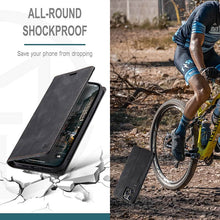 Charger l'image dans la galerie, Casekis Retro RFID Wallet Phone Case Black