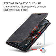 Charger l'image dans la galerie, Casekis Retro RFID Wallet Phone Case Black