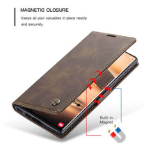 Charger l'image dans la galerie, Casekis Retro Wallet Case Coffee