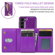 Load image into Gallery viewer, Casekis Glitter Cardholer Magnetic Phone Case for Galaxy S23 5G