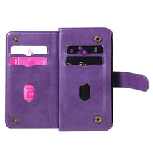 Charger l'image dans la galerie, Casekis Large Capacity Cardholder Phone Case Purple