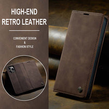 Load image into Gallery viewer, Casekis Retro Wallet Case For iPhone 13 Pro Max