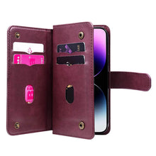 Charger l'image dans la galerie, Casekis Large Capacity Cardholder Phone Case Red