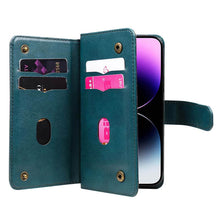 Charger l'image dans la galerie, Casekis Large Capacity Cardholder Phone Case Dark Green