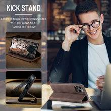 Load image into Gallery viewer, Casekis Retro Wallet Case For iPhone 13 Pro