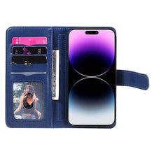 Charger l'image dans la galerie, Casekis Large Capacity Cardholder Phone Case Dark Blue