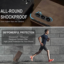 Load image into Gallery viewer, Casekis Retro Wallet Case For Galaxy S23 Plus 5G