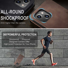 Load image into Gallery viewer, Casekis Retro Wallet Case For iPhone 13