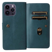 Charger l'image dans la galerie, Casekis Large Capacity Cardholder Phone Case Dark Green