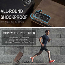Load image into Gallery viewer, Casekis Retro Wallet Case For Galaxy S21 5G