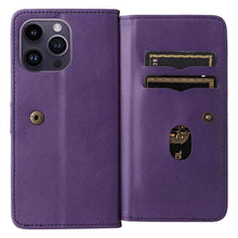 Charger l'image dans la galerie, Casekis Large Capacity Cardholder Phone Case Purple