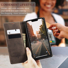 Load image into Gallery viewer, Casekis Retro Wallet Case For iPhone 14 Plus