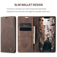 Load image into Gallery viewer, Casekis Retro Wallet Case For iPhone 13 Pro Max
