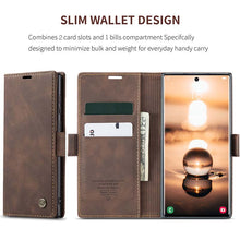 Charger l'image dans la galerie, Casekis Retro Wallet Case For Galaxy S22 Ultra 5G