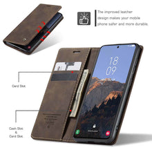 Load image into Gallery viewer, Casekis Retro Wallet Case For Galaxy S23 Plus 5G