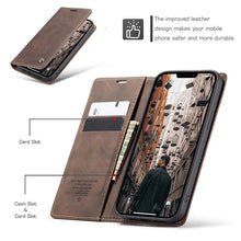 Load image into Gallery viewer, Casekis Retro Wallet Case For iPhone 13 Pro Max