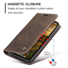 Load image into Gallery viewer, Casekis Retro Wallet Case For iPhone 14 Pro Max