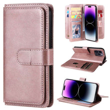 Charger l'image dans la galerie, Casekis Large Capacity Cardholder Phone Case Rose Gold