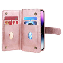 Charger l'image dans la galerie, Casekis Large Capacity Cardholder Phone Case Rose Gold