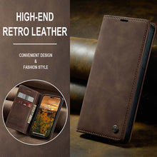 Load image into Gallery viewer, Casekis Retro Wallet Case For iPhone 14 Pro Max