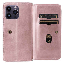 Charger l'image dans la galerie, Casekis Large Capacity Cardholder Phone Case Rose Gold