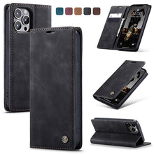 Load image into Gallery viewer, Casekis Retro Wallet Case For iPhone 13 Pro Max