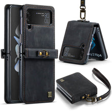 Charger l'image dans la galerie, CASEKIS Retro Phone Case with Wrist Strap For Galaxy Z Flip 4 5G