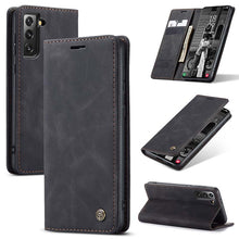 Charger l'image dans la galerie, Casekis Retro Wallet Case For Galaxy S21 FE 5G