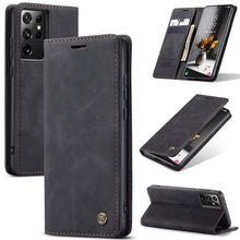 Charger l'image dans la galerie, Casekis Retro Wallet Case For Galaxy S21 Ultra 5G