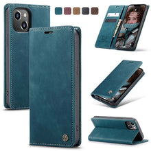 Load image into Gallery viewer, Casekis Retro Wallet Case For iPhone 13 mini