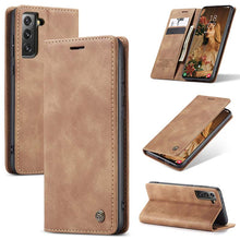 Load image into Gallery viewer, Casekis Retro Wallet Case For Galaxy S21 Plus 5G