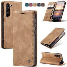 Load image into Gallery viewer, Casekis Retro Wallet Case For Galaxy S23 Plus 5G