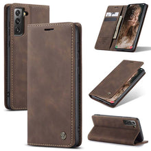 Charger l'image dans la galerie, Casekis Retro Wallet Case For Galaxy S21 FE 5G