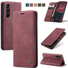 Load image into Gallery viewer, Casekis Retro Wallet Case For Galaxy S23 5G