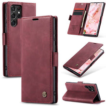 Charger l'image dans la galerie, Casekis Retro Wallet Case For Galaxy S22 Ultra 5G