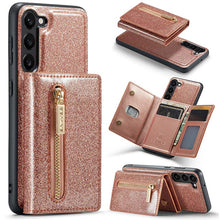 Load image into Gallery viewer, Casekis Glitter Cardholer Magnetic Phone Case for Galaxy S23 5G